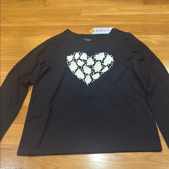 NWT Cat and Jack girl Halloween long sleeve top size xlarge (14) . - Picture 1 of 5